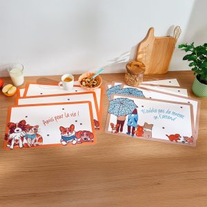 Adopter c'est aimer - 8 sets de table