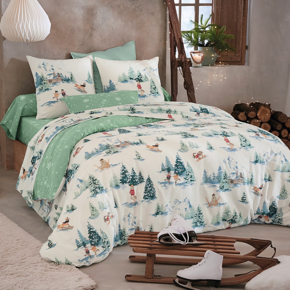 Animaux à la montagne - Linge de lit – Image 2