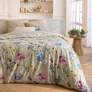 Arabesques et Hortensias - Linge de lit