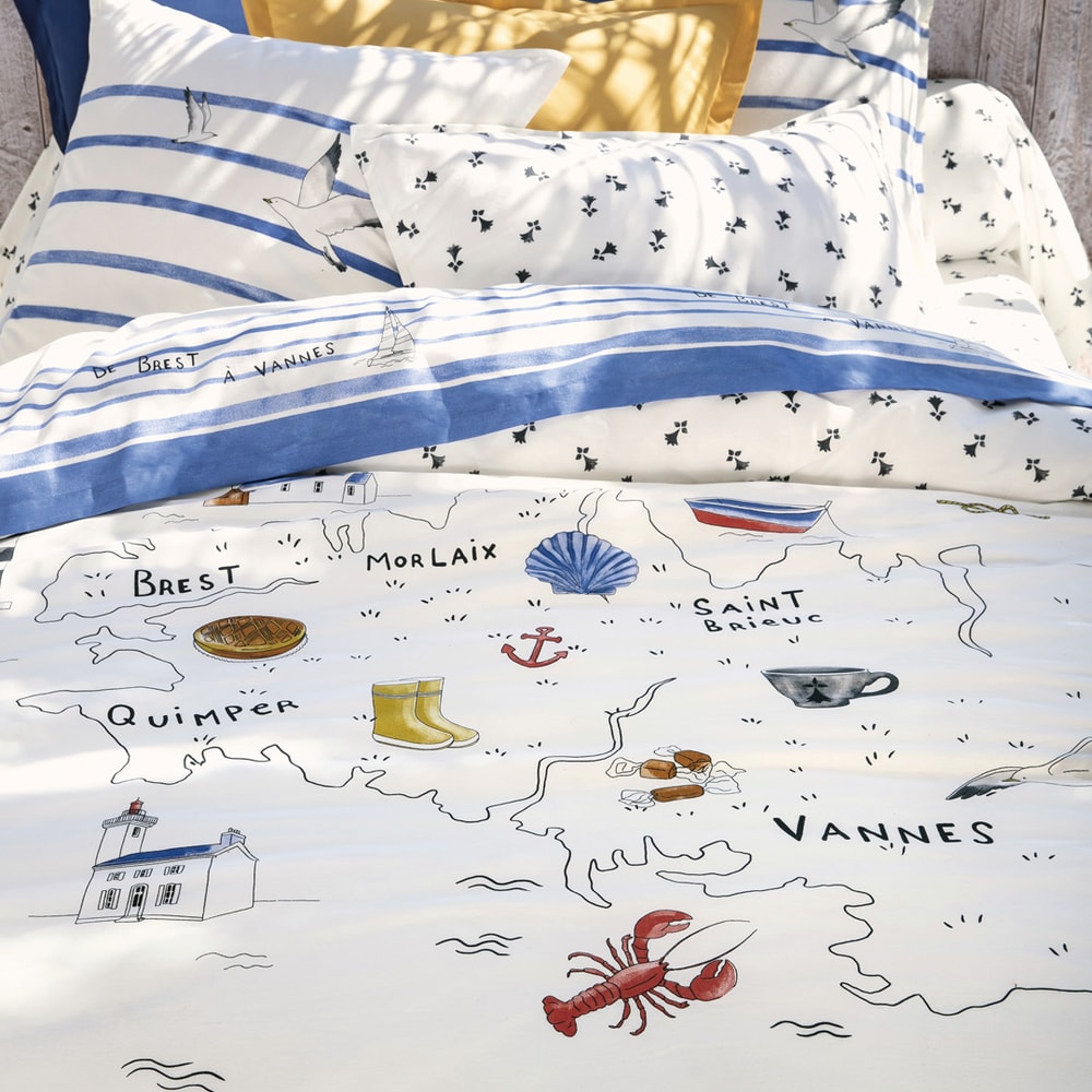 Cap sur la Bretagne - Housse de couette – Image 3