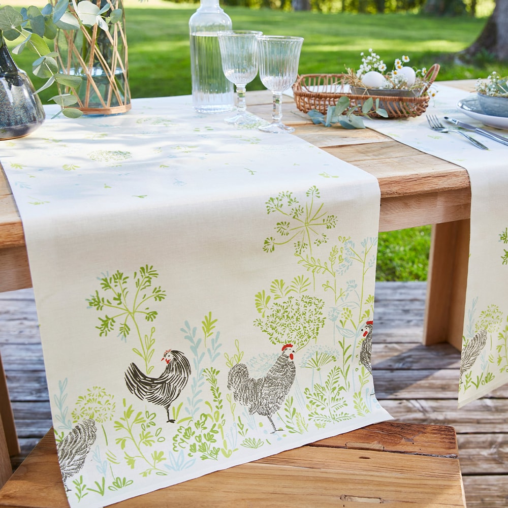 Cocottes en herbe - Chemin de table