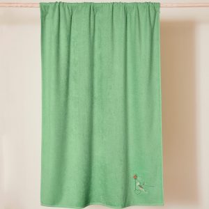 Coeur en fleurs - Maxi drap de bain