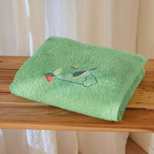 Coeur en fleurs - Serviette de bain