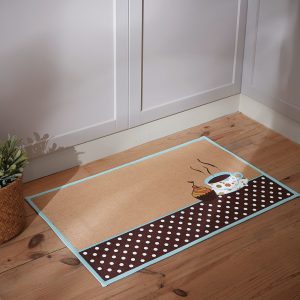 Détente et cappuccino - Tapis de cuisine