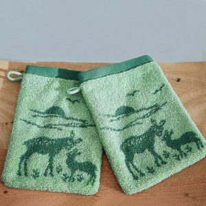 Douceur du matin - 2 gants de toilette