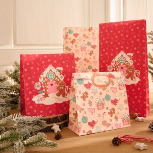 Douceurs de Noël - 10 pochettes en papier