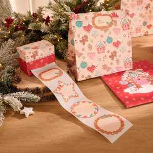 Douceurs de Noël - Boite de 100 étiquettes autocollantes