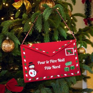En attendant Noël - Enveloppe pour lettre au Père Noël