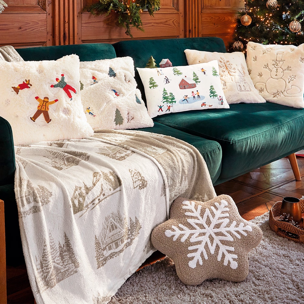 Étoile des neiges - Coussin flocon – Image 2