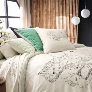 Famille heureuse - Linge de lit