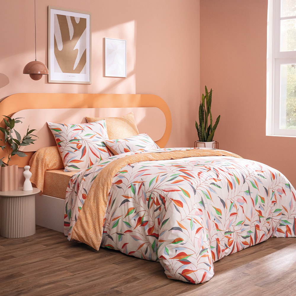 Feuilles à fleurs - Linge de lit – Image 2