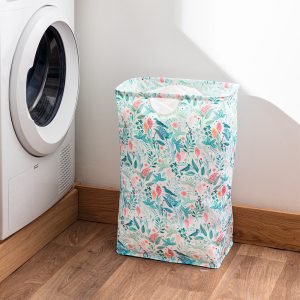 Fleur de porcelaine - Panier à linge pliable