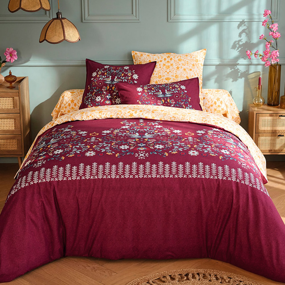 Folk en fleurs - Linge de lit