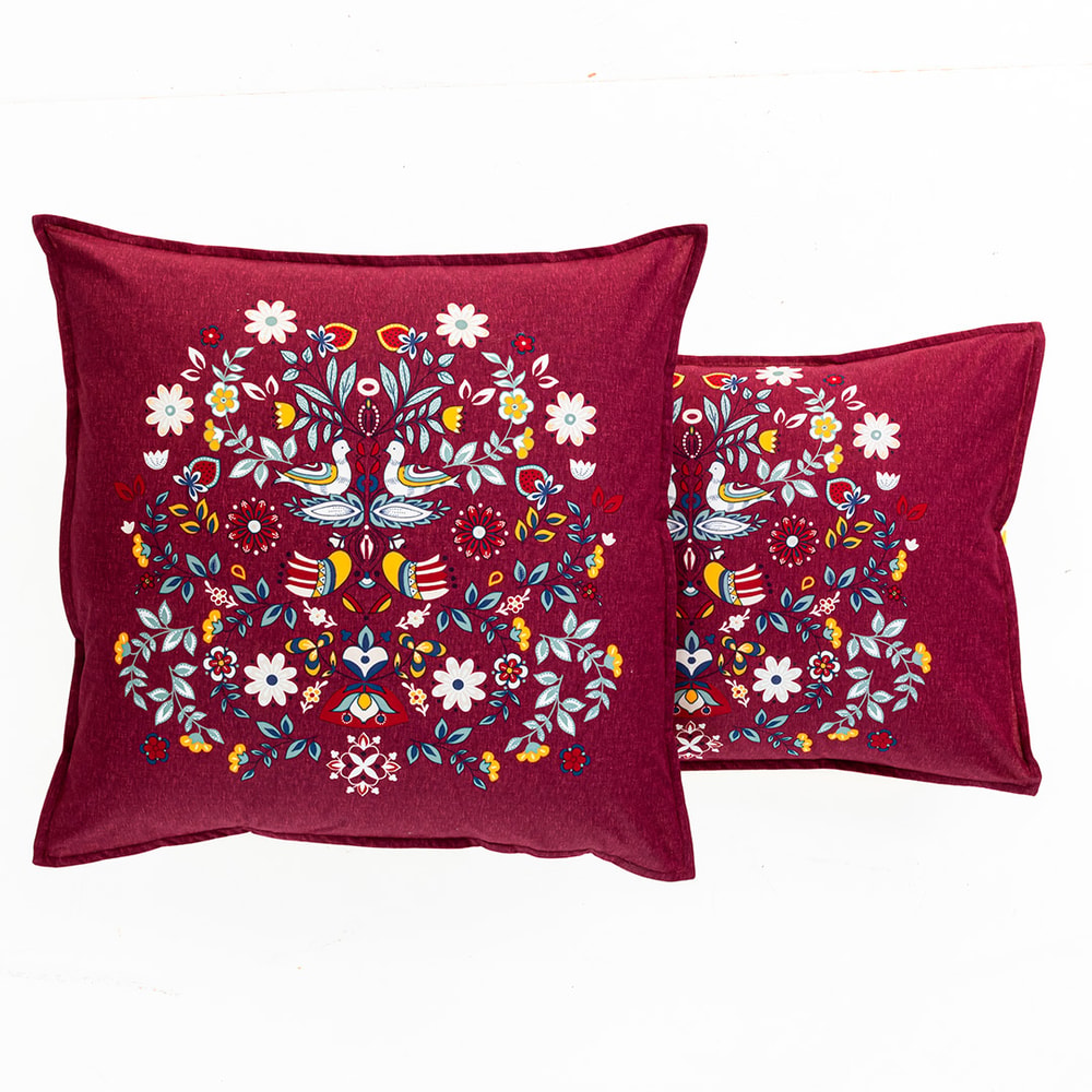 Folk en fleurs - Linge de lit – Image 3