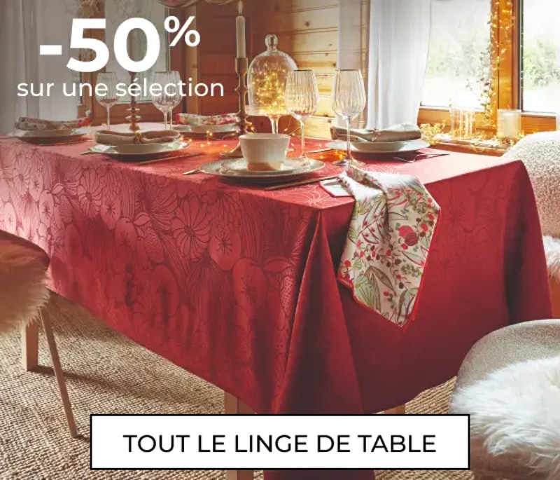 Linge de table