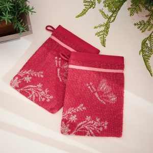 Le jardin des amis - 2 gants de toilette