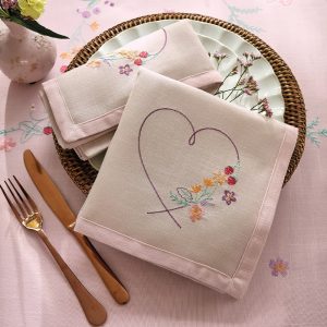 Les colliers de fleurs - Serviettes de table