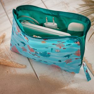 Les trésors de Bora-Bora - Pochette de rangement de câbles