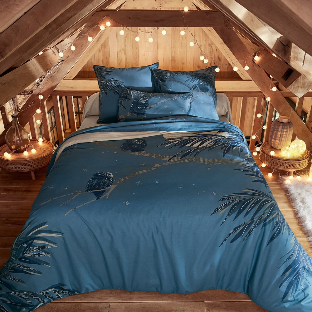 Lune scintillante - Housse de couette