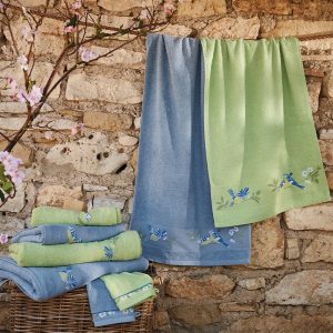 Mésanges et pommiers - Linge de bain