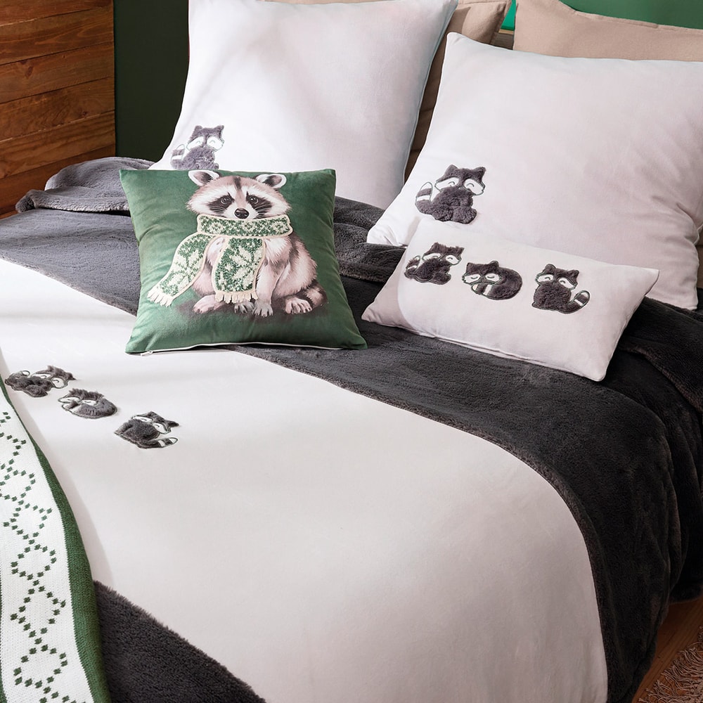 Mon petit refuge - Housse de coussin verte – Image 2