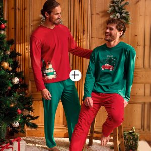 Noël en fête - 2 pyjamas homme