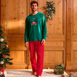Noël en fête - Pyjama homme col rond