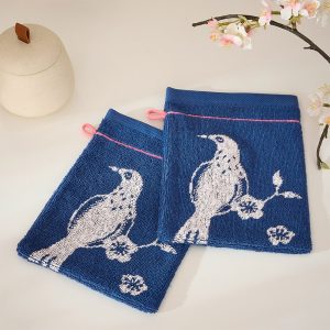 Nuit japonaise - 2 gants de toilette