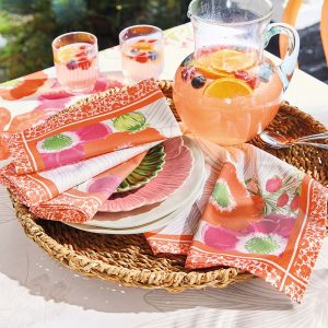 Ode fleurie - Serviettes de table