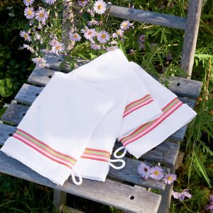 Parfum grenadine - 2 gants de toilette