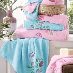 Pois de senteur en folie - Linge de bain