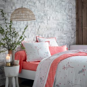 Rouge poète - Linge de lit
