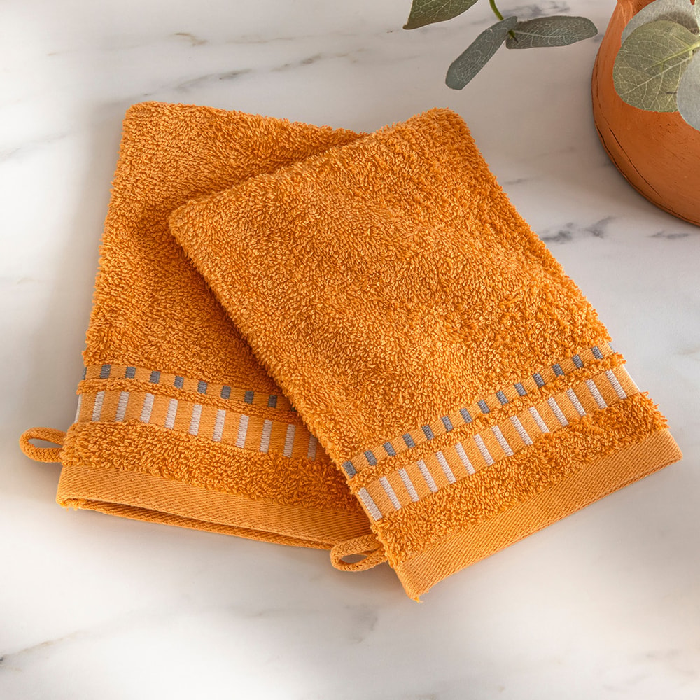 Sable et océans - 2 gants de toilette