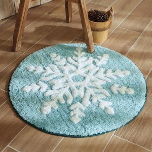 Sommets enneigés - Tapis de bain tufté