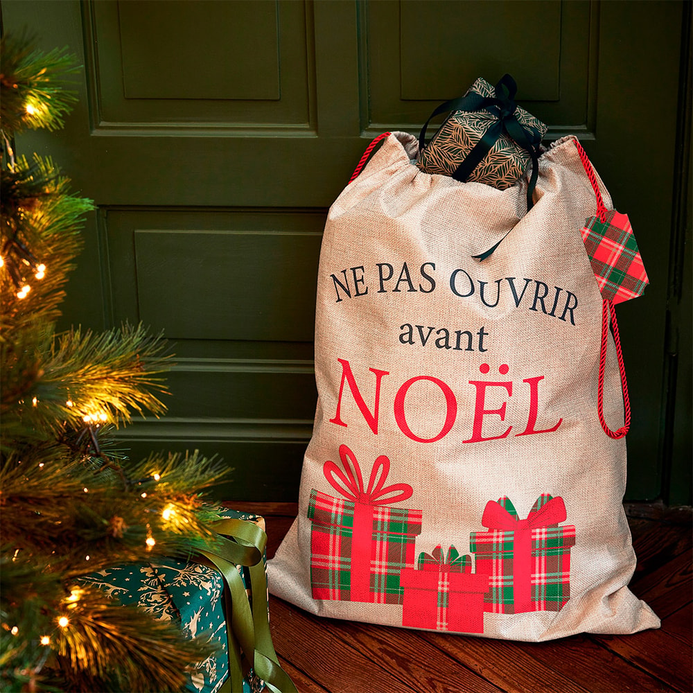 Traditions de Noël - Hotte à cadeaux