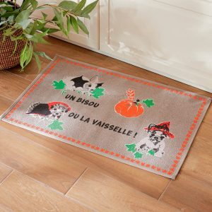 Un bisou ou la vaisselle ! - Tapis de cuisine