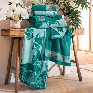 Une fable des bois - Linge de bain